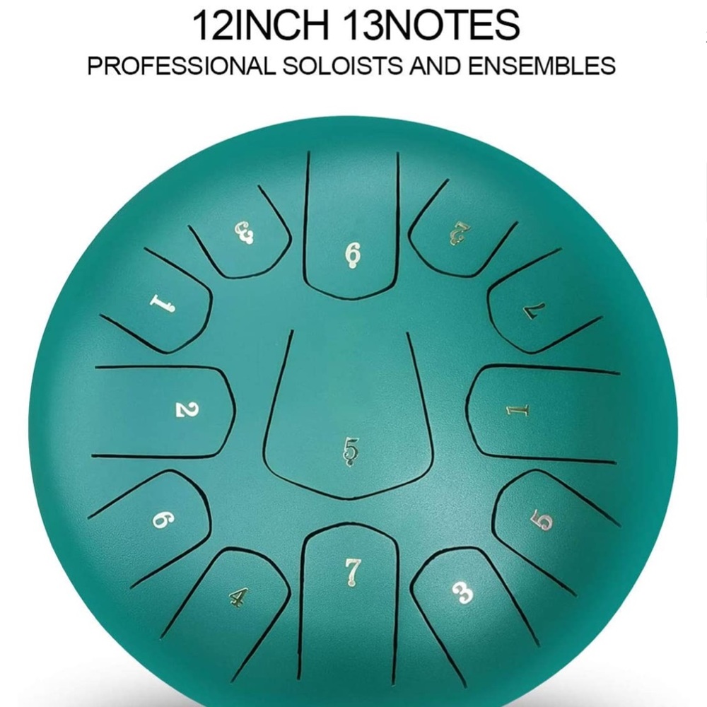 12” large Steel tongue drum - Picture 3 of 5